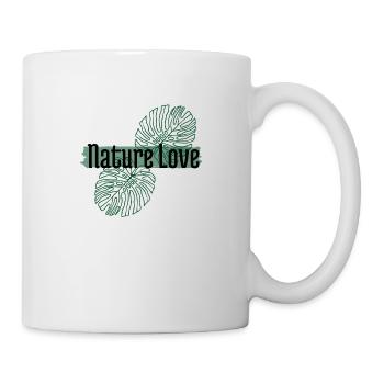 Nature Love - Tasse - Weiß - Rechts