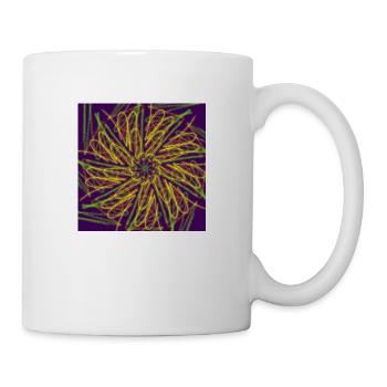 Conception abstraite géométrique colorée d’étoiles - Mug blanc - blanc - Droite
