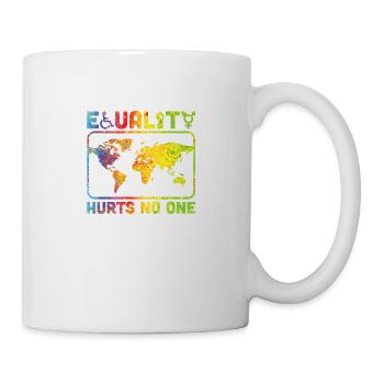 equality hurts no one - Mug - white - Right