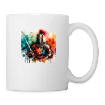 Medieval knight - Mug - white - Right