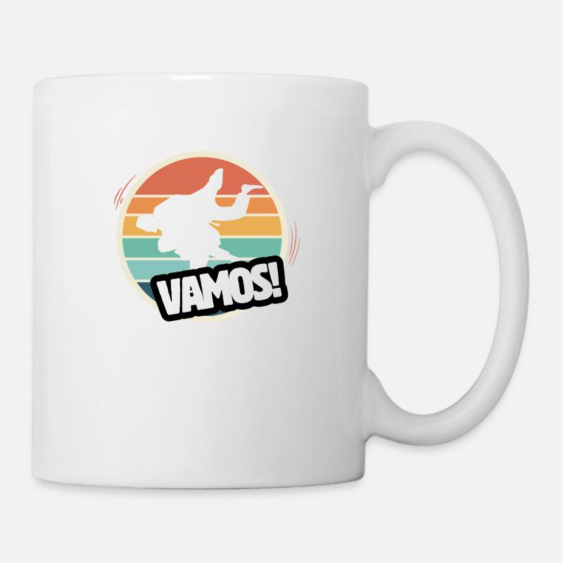 Vamos judo rétro - Mug blanc - blanc