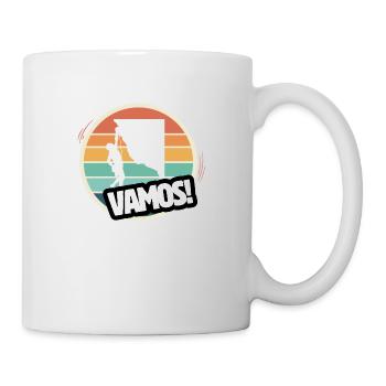 Vamos escalade rétro - Mug blanc - blanc - Droite