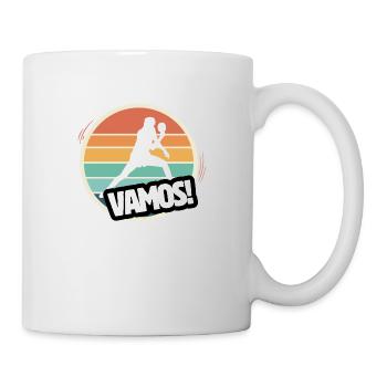 Vamos Retro Tischtennis - Tasse - Weiß - Rechts