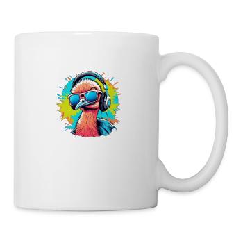 Party Bird Ostrich Ostrich Farm - Mug - white - Right