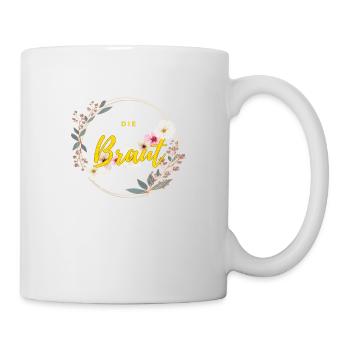 Die Braut - Tasse - Weiß - Rechts