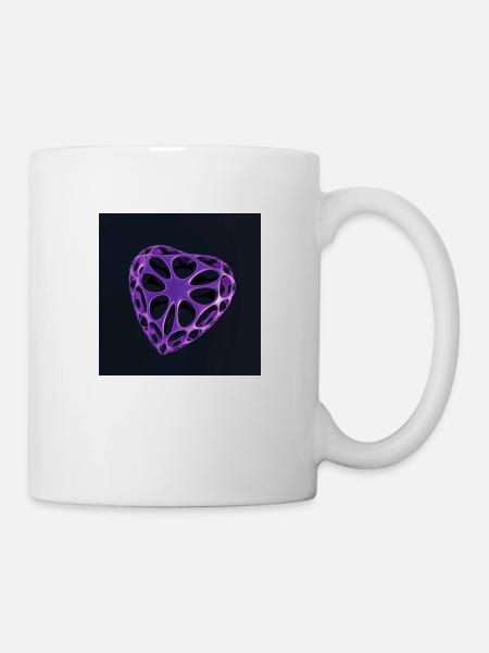 COEUR-POURPRE - Mug blanc - blanc