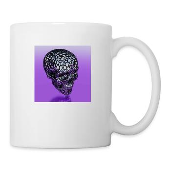 CRANE POURPRE - Mug blanc - blanc - Droite