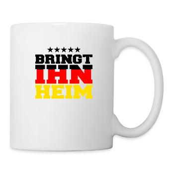 bringt ihn heim! WM pokal - Tasse - Weiß - Rechts