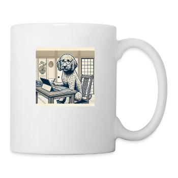 Japan Ukijo e Style Desk Labradoodle - Mug - white - Right