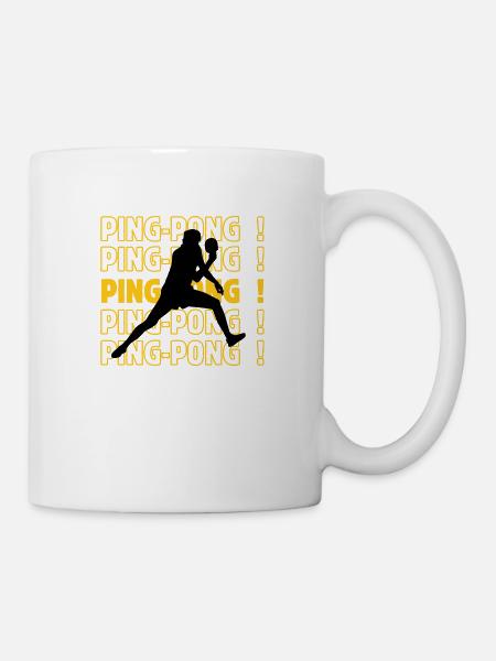ping-pong ping ping ping-pong - Mug blanc - blanc