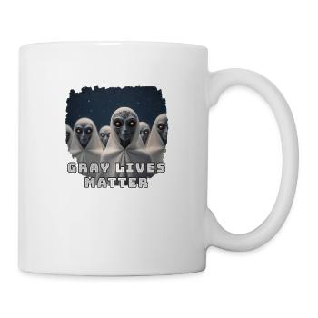 Gray lives matter - Version 3 - Tasse - Weiß - Rechts