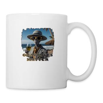 Gray lives matter - Version 1 - Tasse - Weiß - Rechts