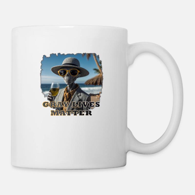 Gray lives matter - Version 1 - Tasse - Weiß