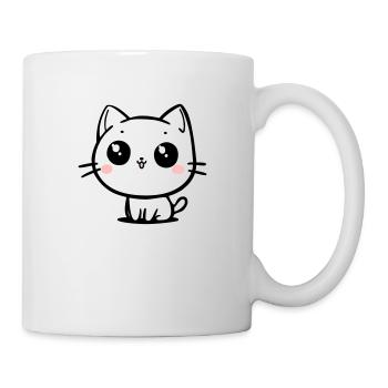 Chat - Mug blanc - blanc - Droite