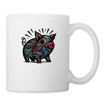 Colorful Pig - Mug - white - Right