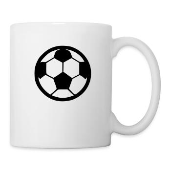 Soccer Symbol Minimal Icon Vector - Mug - white - Right