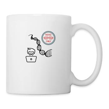 only nerds - Tasse - Weiß - Rechts