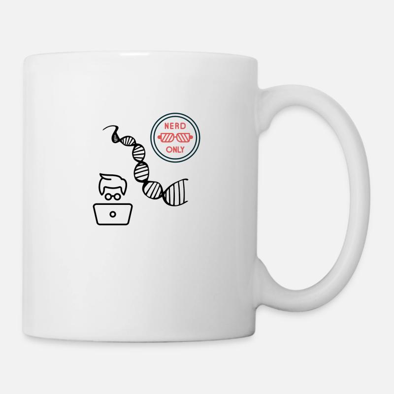 only nerds - Tasse - Weiß