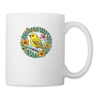 Yellow Finch - Mug - white - Right