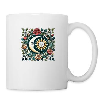 Sonne und Mond - Tasse - Weiß - Rechts