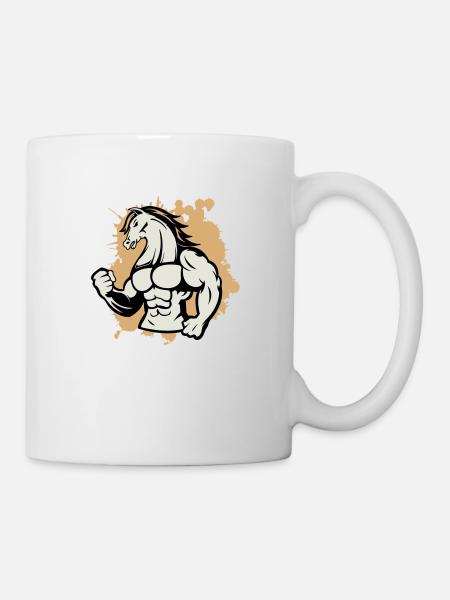 Cheval Fort - Mug blanc - blanc