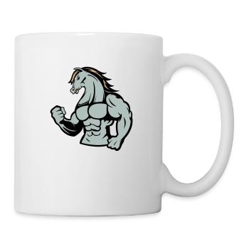 Cheval Fort - Mug blanc - blanc - Droite