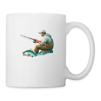 Fisherman - Fish - Fishing - Mug - white - Right