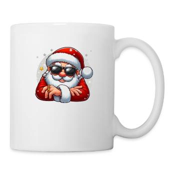 Cool Santa Claus with sunglasses - Mug - white - Right