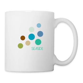 Toutes les couleurs - Bord de mer - Mug blanc - blanc - Droite