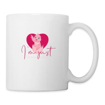 Chick - Je ne fais que commencer à dire drôle design - Mug blanc - blanc - Droite