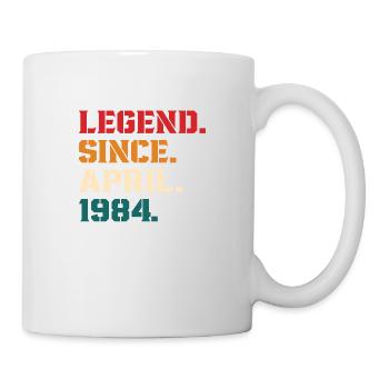 Legende seit April 1984 - Tasse - Weiß - Rechts