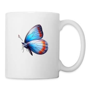 Blue Butterfly - Mug - white - Right