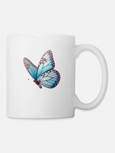 Papillon - Légèreté Envolée - Mug blanc - blanc
