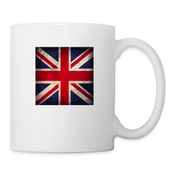 United Kingdom British Flag UK Souvenir - Mug - white - Right