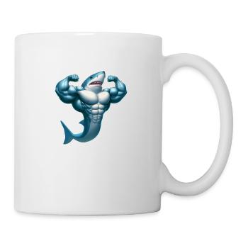 Awesome Shark - Mug - white - Right
