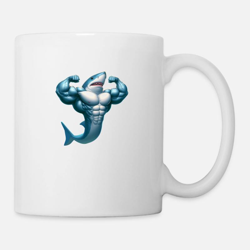 Awesome Shark - Tasse - Weiß
