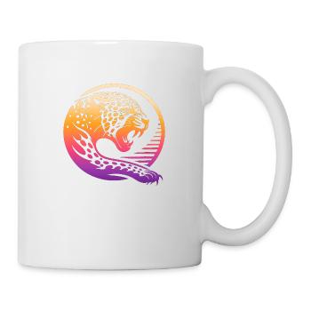 animal beast wildlife animal species art forest flora - Mug - white - Right
