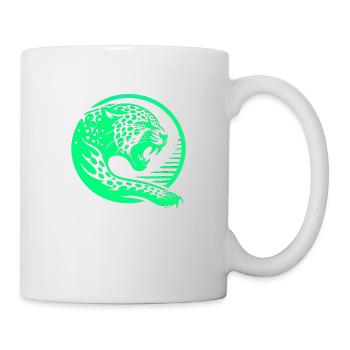 animal beast wildlife animal species art forest flora - Mug - white - Right