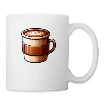 Kaffeetasse - Tasse - Weiß - Rechts
