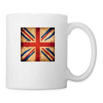 United Kingdom British Flag UK Souvenir - Mug - white - Right