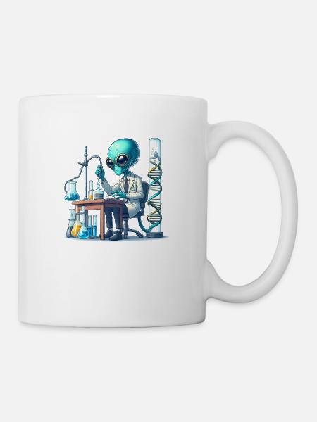 Expérimentation extraterrestre - Mug blanc - blanc