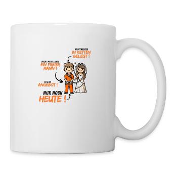 Junggesellen Abschied - Tasse - Weiß - Rechts