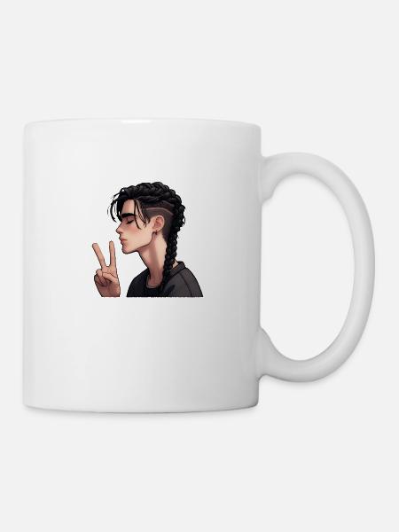 Peace Boys - Tasse - Weiß