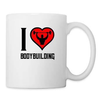 i love bodybuilding - Tasse - Weiß - Rechts