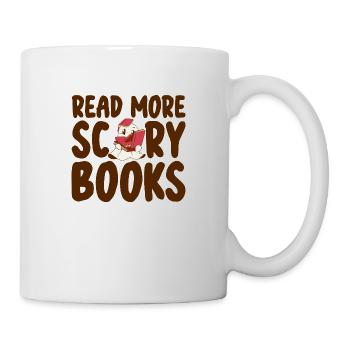 Lire la suite Livres effrayants 2 - Mug blanc - blanc - Droite