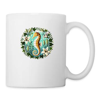 Hippocampe - Mug blanc - blanc - Droite