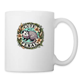 Cute but Feral - Mug - white - Right