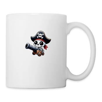 Pirate - Squelette - Mug blanc - blanc - Droite