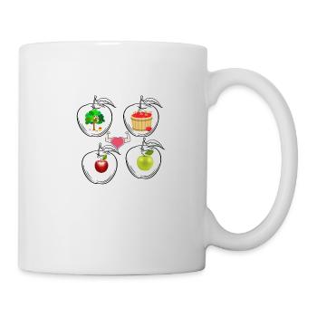 All the apples - Mug - white - Right