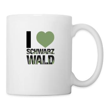 I LOVE Schwarzwald - Tasse - Weiß - Rechts